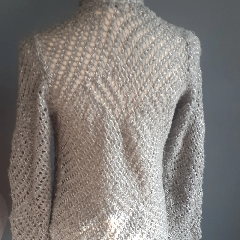Eileen Fisher women's gray cardigan sweater size M - Picture 8 of 11